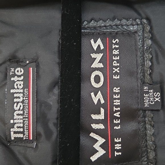 Wilson Women's Dark Leather Jacket - Picture 4 of 7